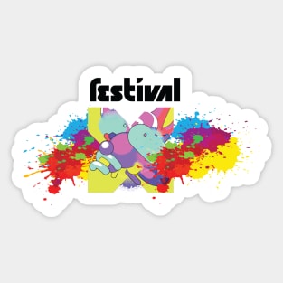 Festival X Sticker